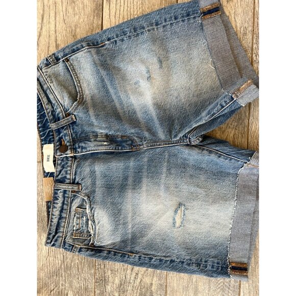 BKE Buckle Denim Shorts 27 Parker High Rise ABK696 Distressed NWT Cuffed Western - Picture 5 of 6